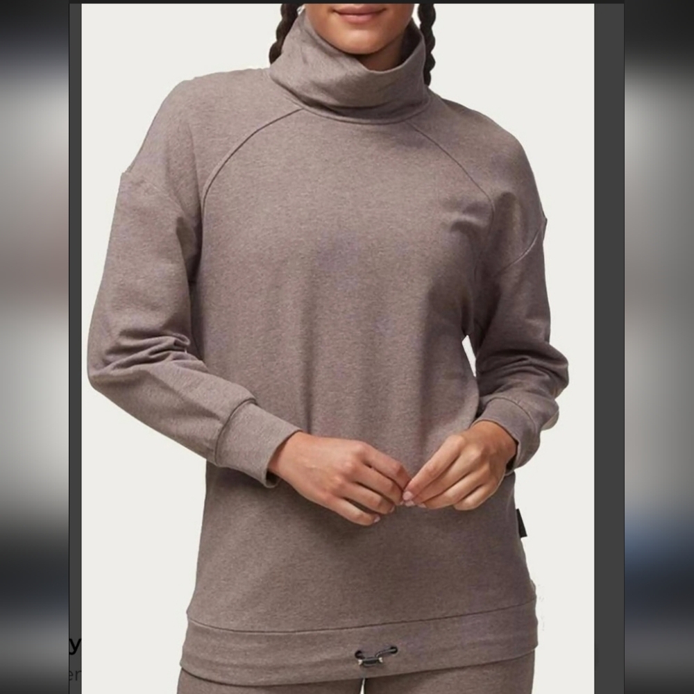 Varley Morrison Sweatshirt In Cinder - Picture 3 of 12